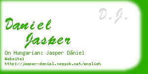 daniel jasper business card
